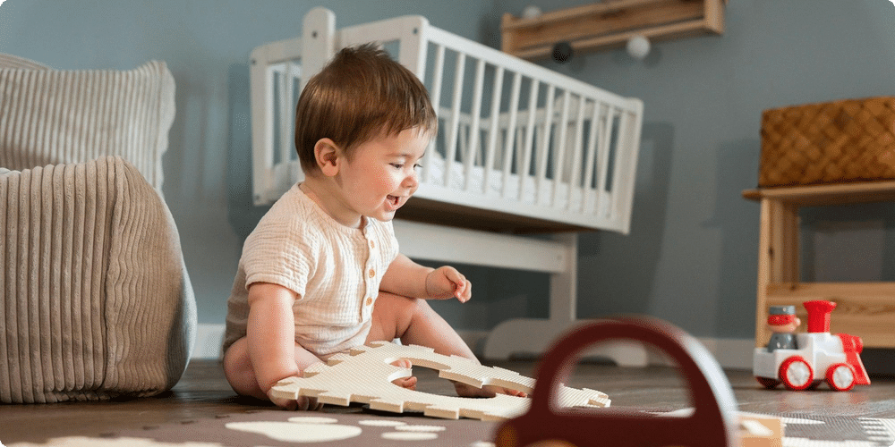 Les bénéfices du tapis d'éveil pour bébé